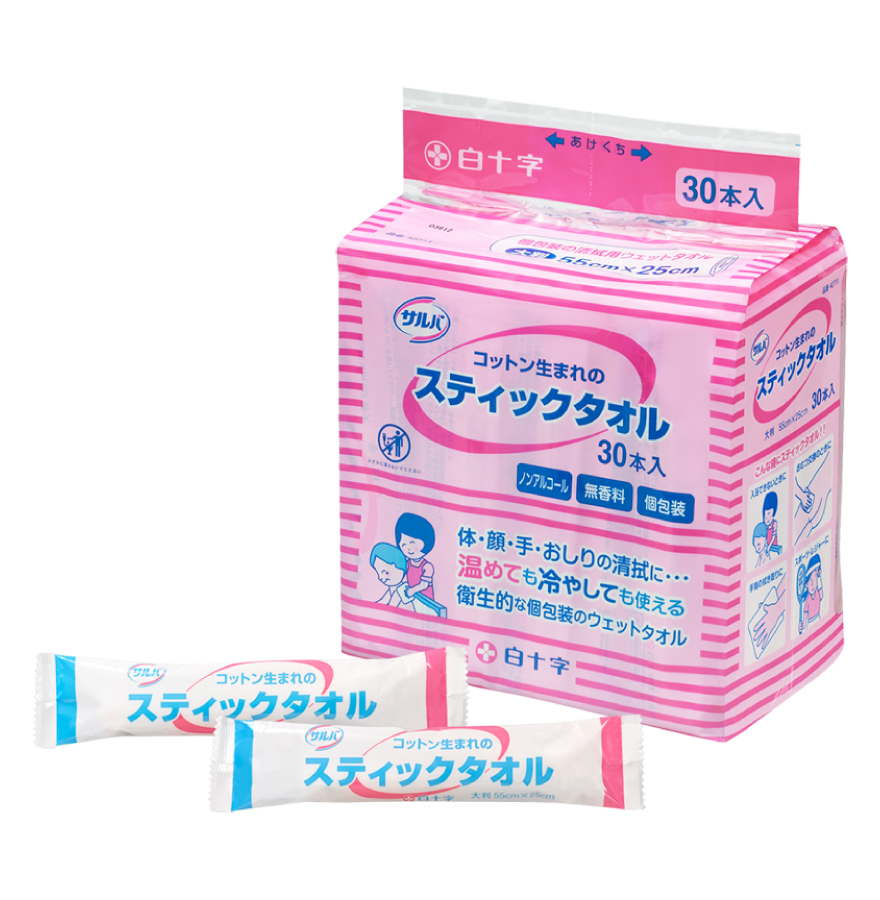 サルバ スティックタオル | 製品ラインナップ | サルバ | 白十字