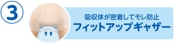 3 フィットアップギャザー