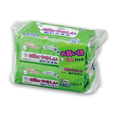 サルバ お肌にやさしいぬれタオル