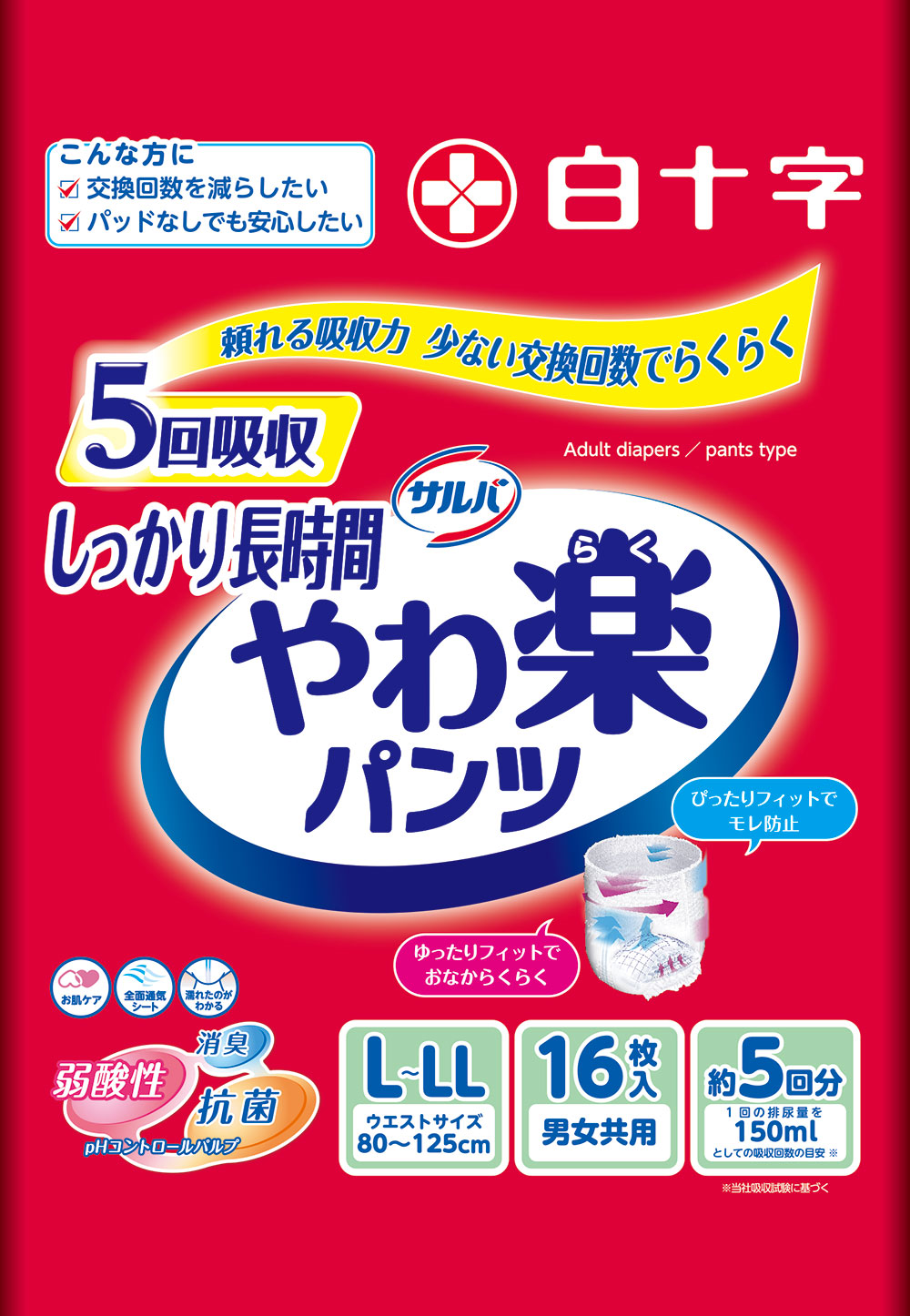 サルバ やわ楽パンツ しっかり長時間