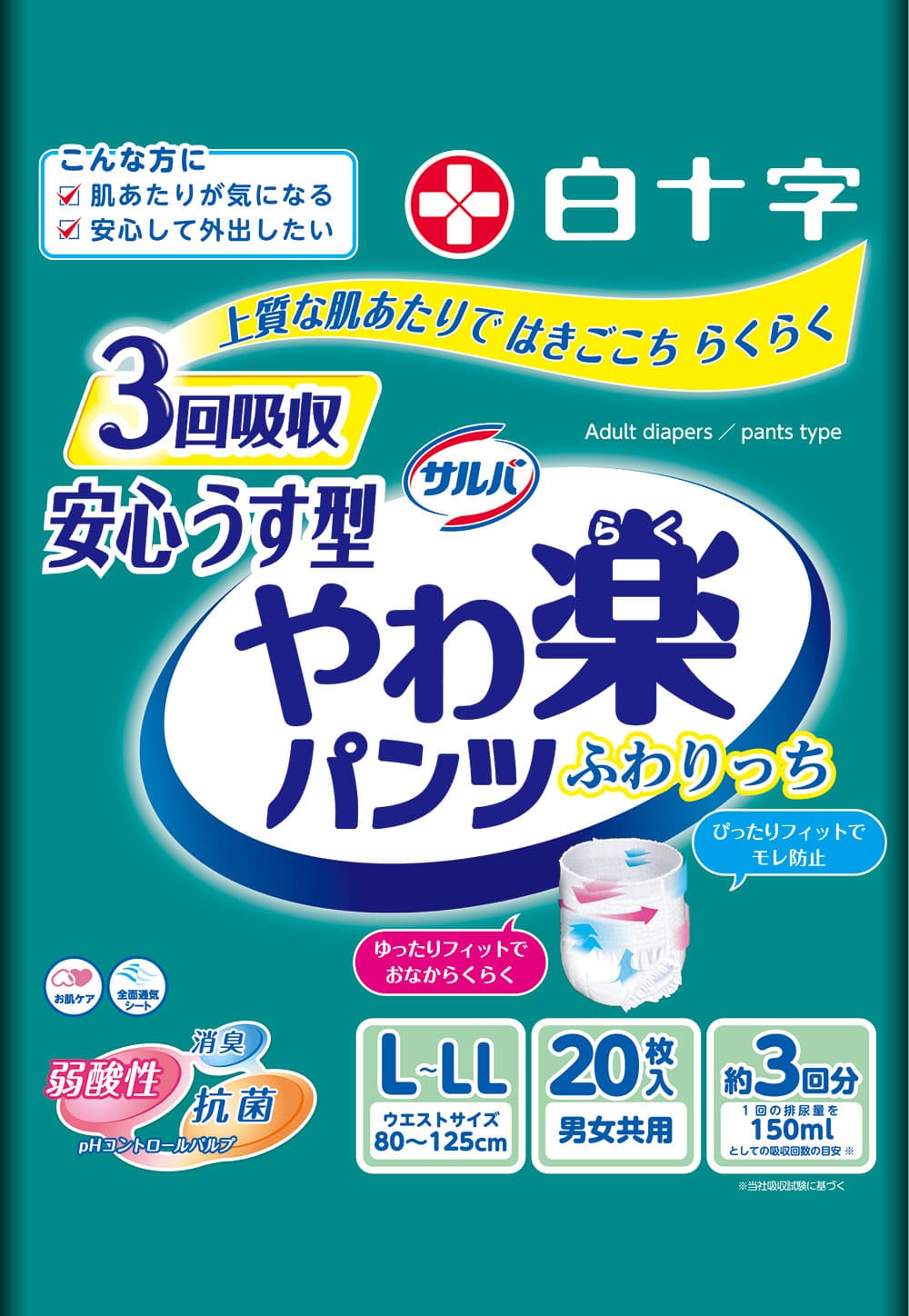 サルバ やわ楽パンツ安心うす型