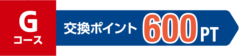 Gコース 交換ポイント 600PT