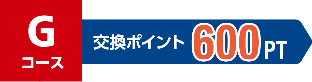 Gコース 交換ポイント 600PT